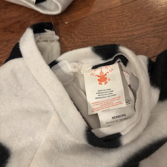 Rubie's Baby Cow Halloween Costume Unisex Size 6-12 Mos 2 Pc Dress Up EUC - Picture 5 of 6